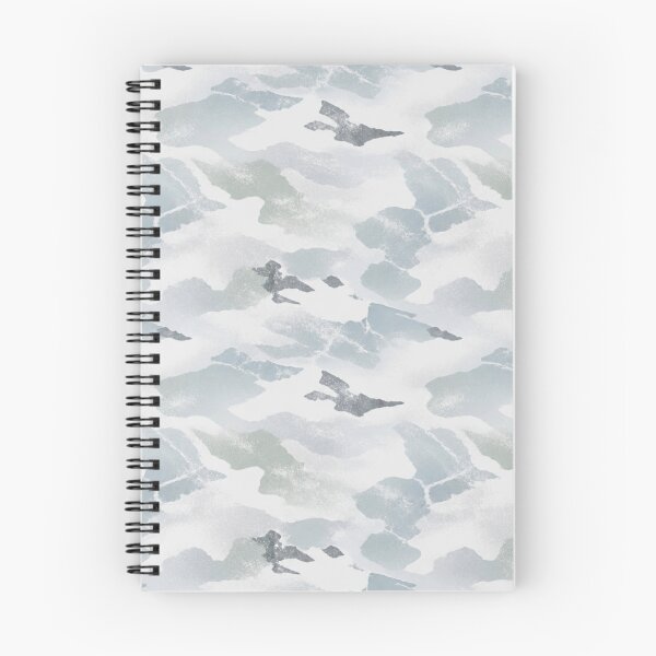 Item preview, Soft Arctic‑Blue Camouflage – Seamless Pattern designed and sold by The Digital Compass.