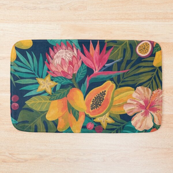 Item preview, Colorful Tropical Fruit and Floral Pattern designed and sold by SassyArtistry.