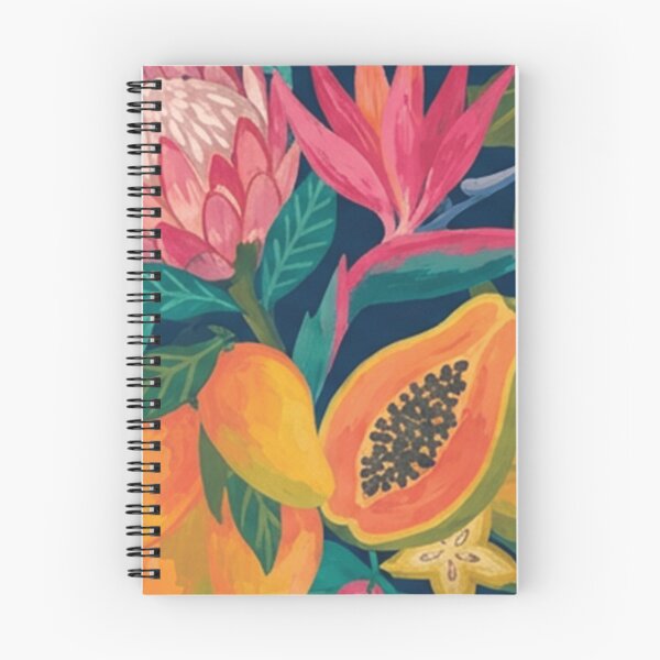 Item preview, Colorful Tropical Fruit and Floral Pattern designed and sold by SassyArtistry.