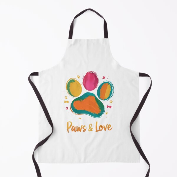 Item preview, Watercolor Pawprints Cat Dog Lovers Abstract Art designed and sold by Madrigalleryp.