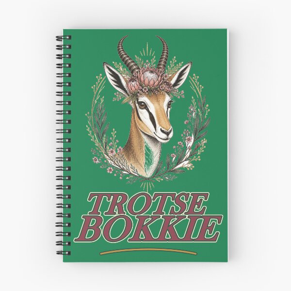 Item preview, Trotse Bokkie - Proud South African Floral Springbok designed and sold by Nerd Army.