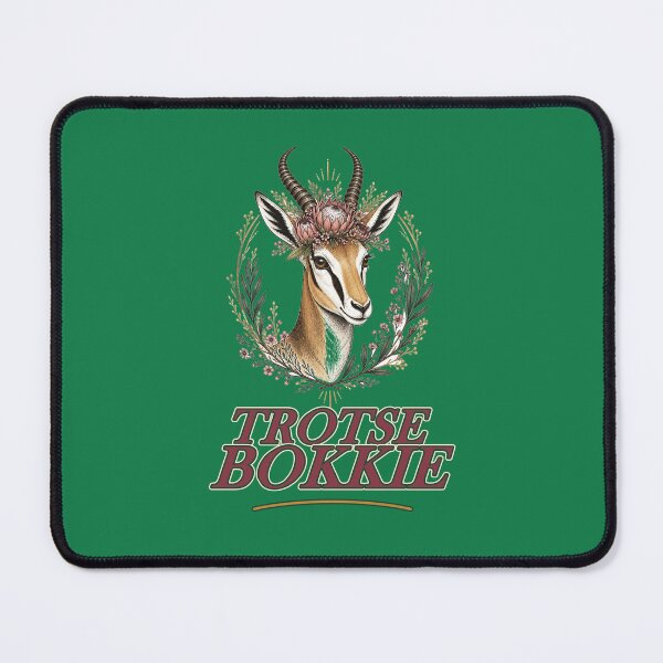 Item preview, Trotse Bokkie - Proud South African Floral Springbok designed and sold by Nerd Army.