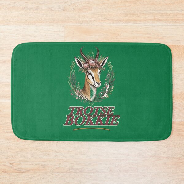 Item preview, Trotse Bokkie - Proud South African Floral Springbok designed and sold by Nerd Army.