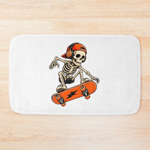 Item preview, Skeleton Skateboarding Halloween designed and sold by Dmo3HarkoArt.