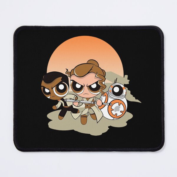 Item preview, The Powerpuff Force: Rey Finn BB8 Star Wars Mashup designed and sold by Bomebomst.