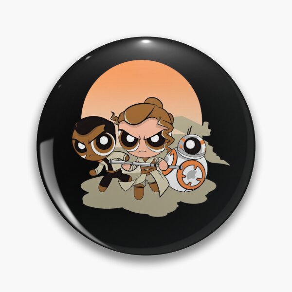Item preview, The Powerpuff Force: Rey Finn BB8 Star Wars Mashup designed and sold by Bomebomst.