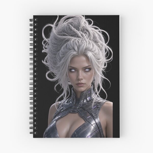 Item preview, Gravity Master Beautiful Sci-Fi Cyberpunk Girl Portrait designed and sold by EvolutionMerch.