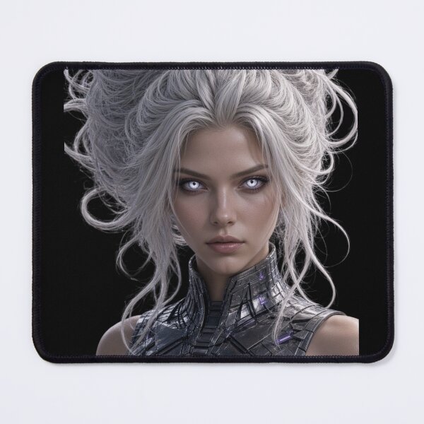 Item preview, Gravity Master Beautiful Sci-Fi Cyberpunk Girl Portrait designed and sold by EvolutionMerch.