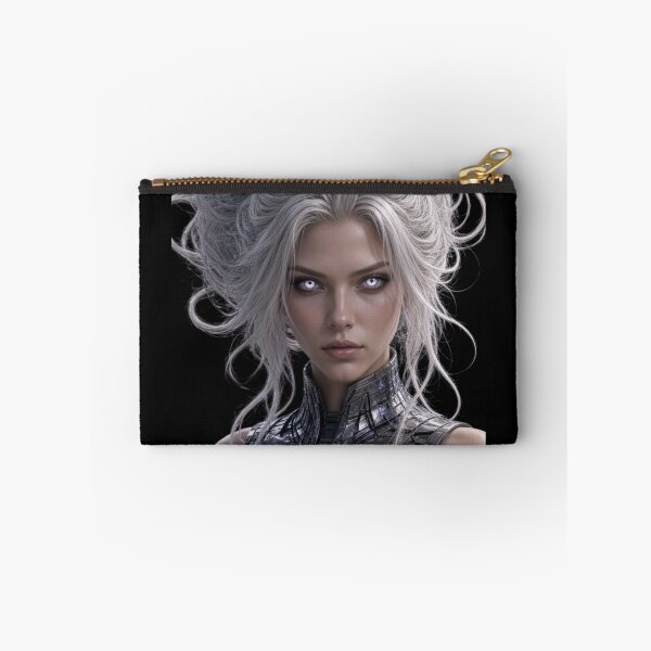 Item preview, Gravity Master Beautiful Sci-Fi Cyberpunk Girl Portrait designed and sold by EvolutionMerch.