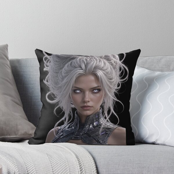 Item preview, Gravity Master Beautiful Sci-Fi Cyberpunk Girl Portrait designed and sold by EvolutionMerch.
