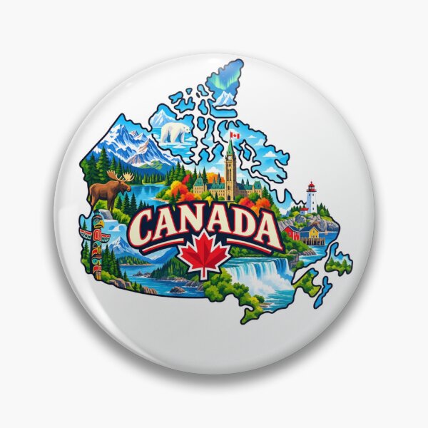 Item preview, Canada Country Map designed and sold by Myra365Art.
