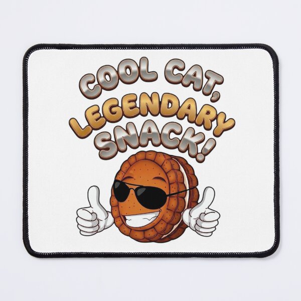 Item preview, Cool Cat Legendary Snack Vintage Cartoon Cookie designed and sold by CrazySzoopWorld.