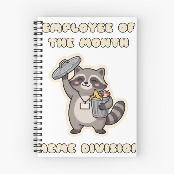 Item preview, Meme Raccoon Employee Of The Month designed and sold by Keizoku Studio.