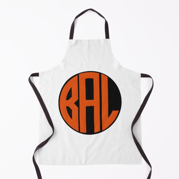 Item preview, Baltimore Circle Monogram Design in Black and Orange Colors designed and sold by helliscool.