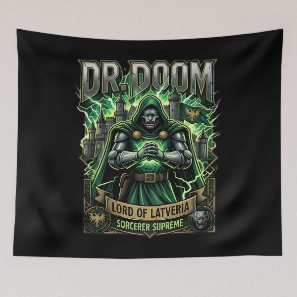 Artikelvorschau, Doctor Doom Victor von Doom entworfen und verkauft von StickersHub ⭐⭐⭐⭐⭐.