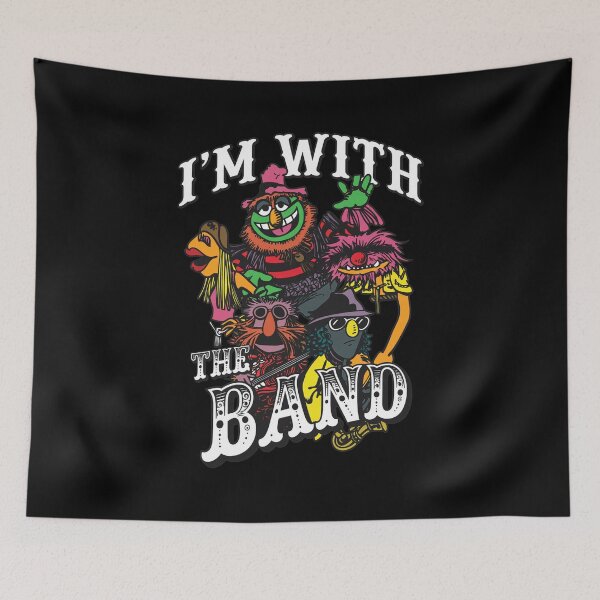 Item preview, I'm With The Band Muppet Characters Retro Design designed and sold by DwigHills.