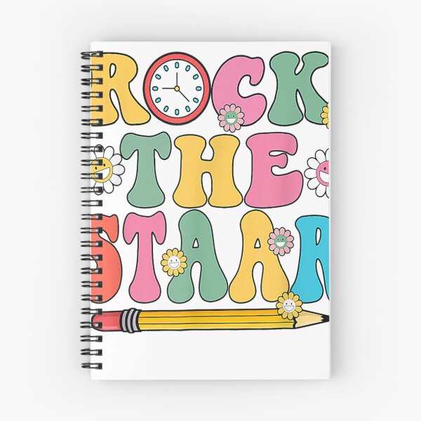 Item preview, Rock The STAAR Teacher Student Funny Test Day Retro Groovy designed and sold by Relviddarts.