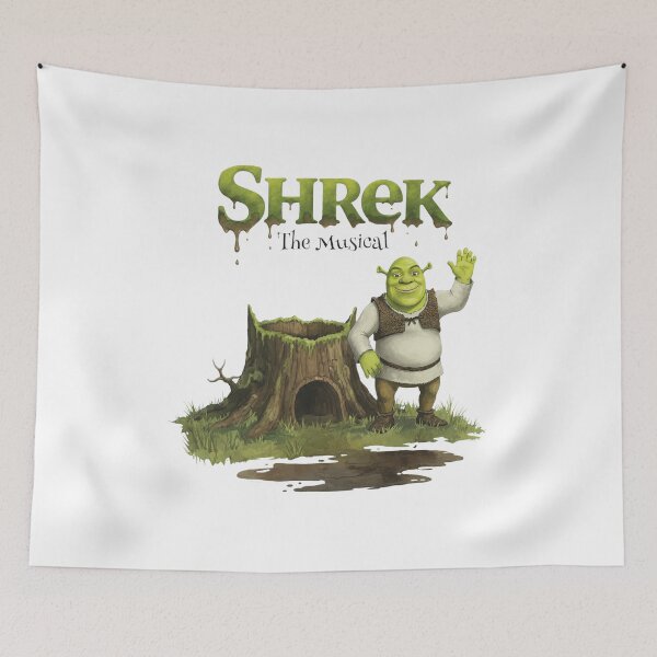Item preview, Shrek The Musical Waving Character Muddy Stump Art designed and sold by DwigHills.