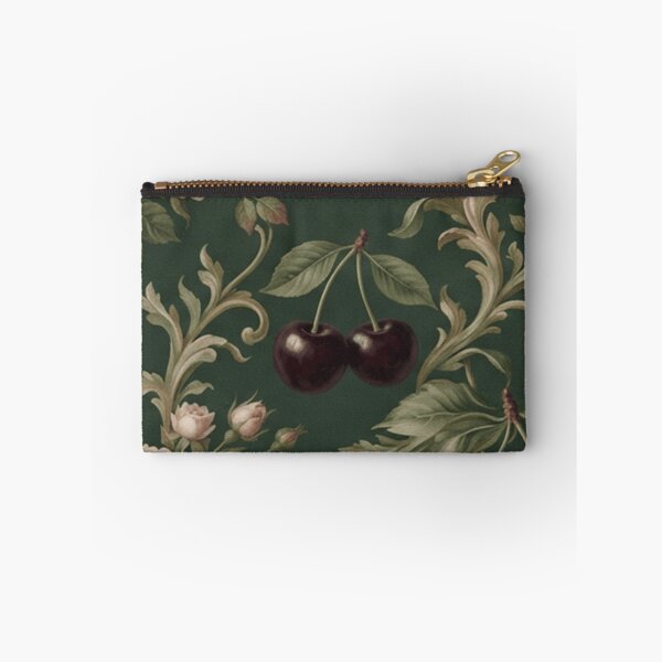 Item preview, Vintage Black Cherry Floral Pattern designed and sold by SassyArtistry.