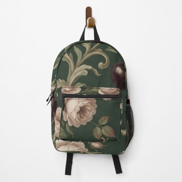 Item preview, Vintage Black Cherry Floral Pattern designed and sold by SassyArtistry.