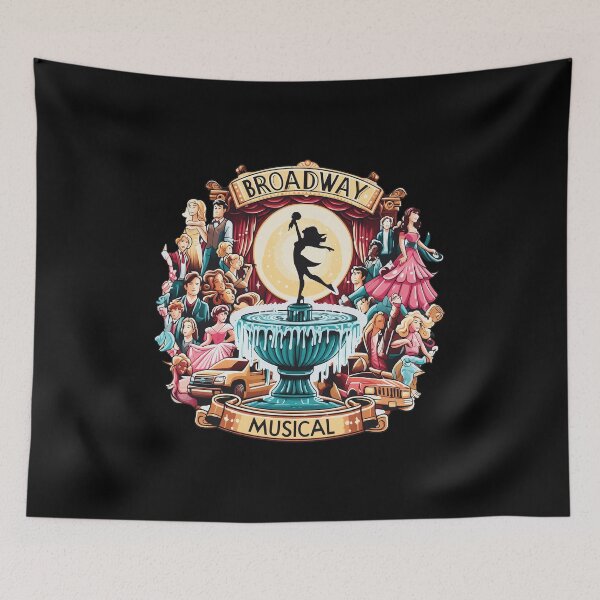 Item preview, Broadway Musical Theater Fan Art Collage designed and sold by DwigHills.