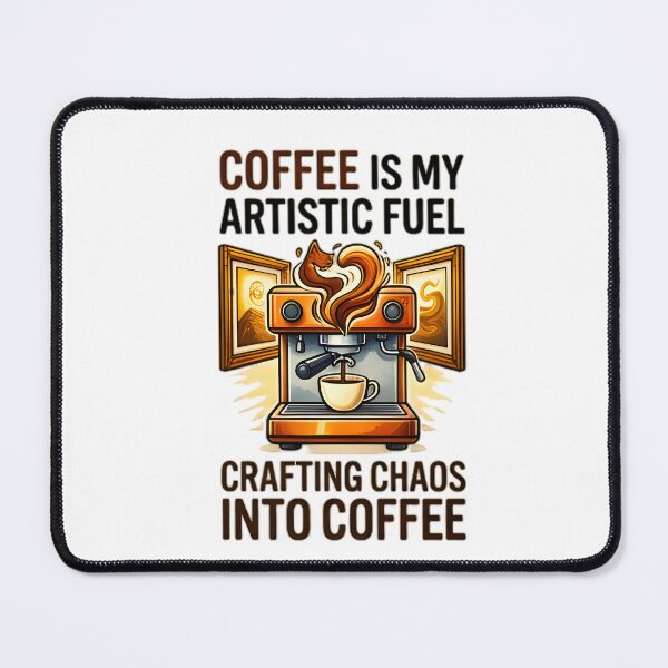 Item preview, Coffee Is My Artistic Fuel Espresso Machine Art designed and sold by Pyt27.