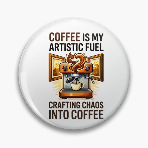 Item preview, Coffee Is My Artistic Fuel Espresso Machine Art designed and sold by Pyt27.