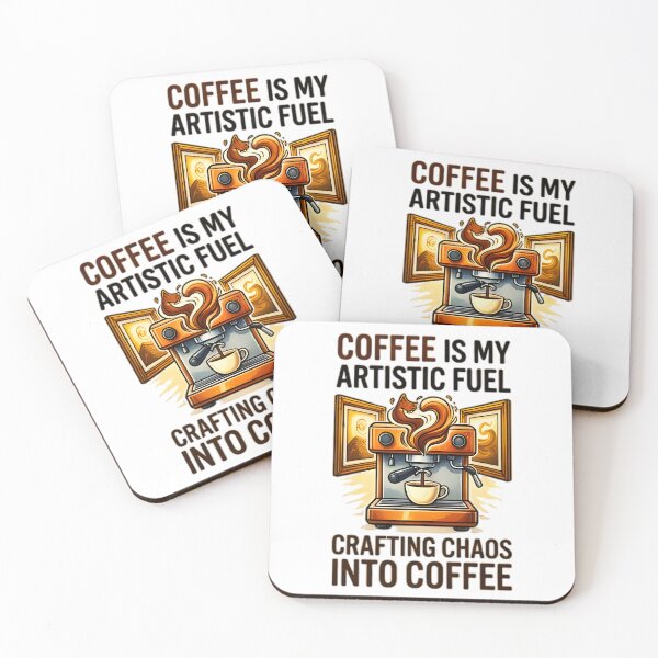 Item preview, Coffee Is My Artistic Fuel Espresso Machine Art designed and sold by Pyt27.
