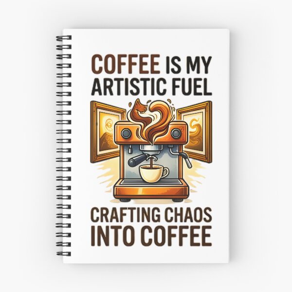 Item preview, Coffee Is My Artistic Fuel Espresso Machine Art designed and sold by Pyt27.