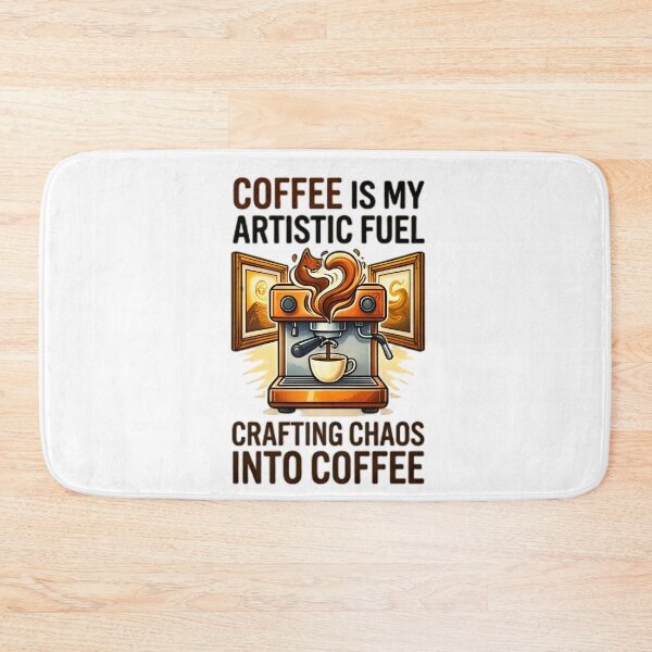 Item preview, Coffee Is My Artistic Fuel Espresso Machine Art designed and sold by Pyt27.