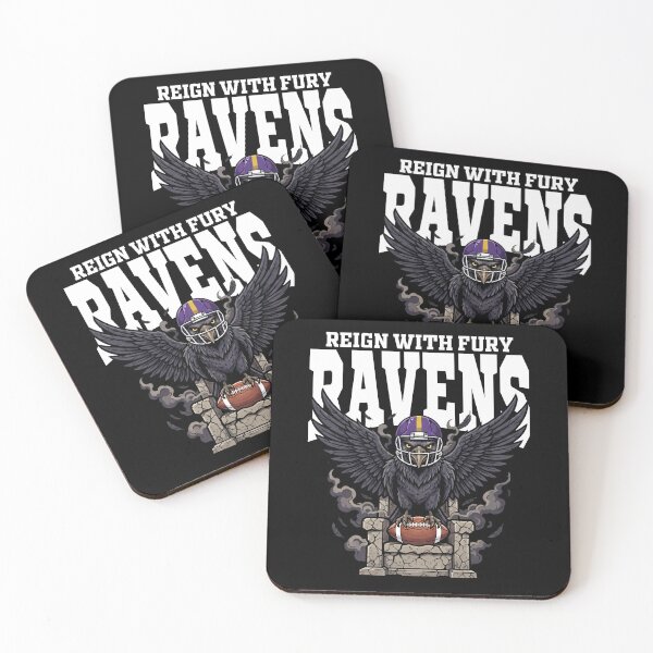 Item preview, RAVENS REIGN WITH FURY - BAL RAVENS designed and sold by KEF Custom.