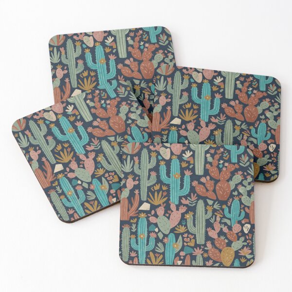 Item preview, Colorful Desert Cactus Botanical Pattern designed and sold by SassyArtistry.