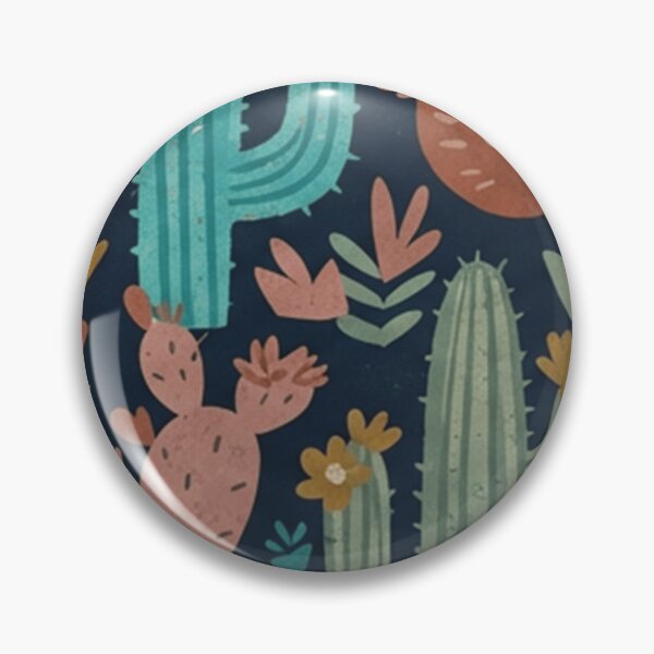 Item preview, Colorful Desert Cactus Botanical Pattern designed and sold by SassyArtistry.