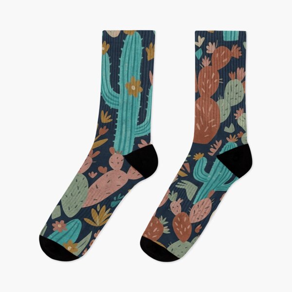 Item preview, Colorful Desert Cactus Botanical Pattern designed and sold by SassyArtistry.
