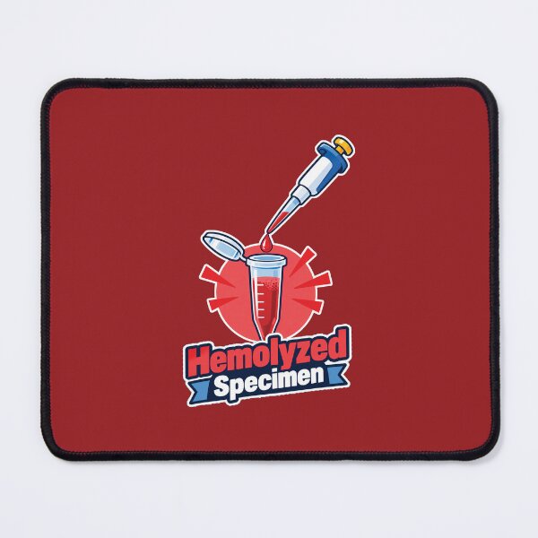 Item preview, Hemolyzed Specimen Medical Lab Tech Phlebotomy Humor designed and sold by KAYJAY DESIGNS.