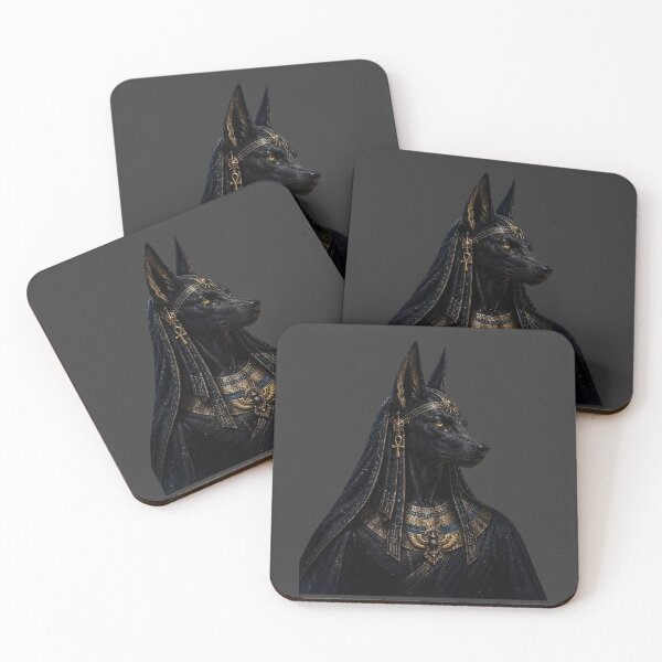 Item preview, Anubis Egyptian God of the Dead – Ancient Egypt Mythology Art designed and sold by Alcyone-Blue.