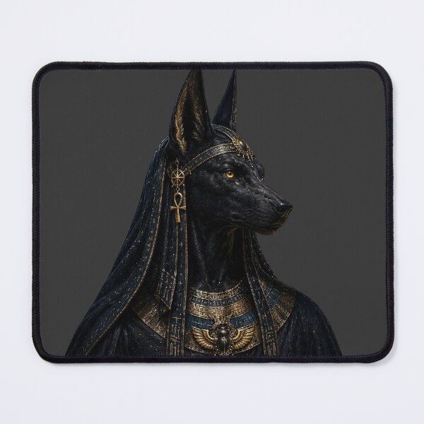 Item preview, Anubis Egyptian God of the Dead – Ancient Egypt Mythology Art designed and sold by Alcyone-Blue.