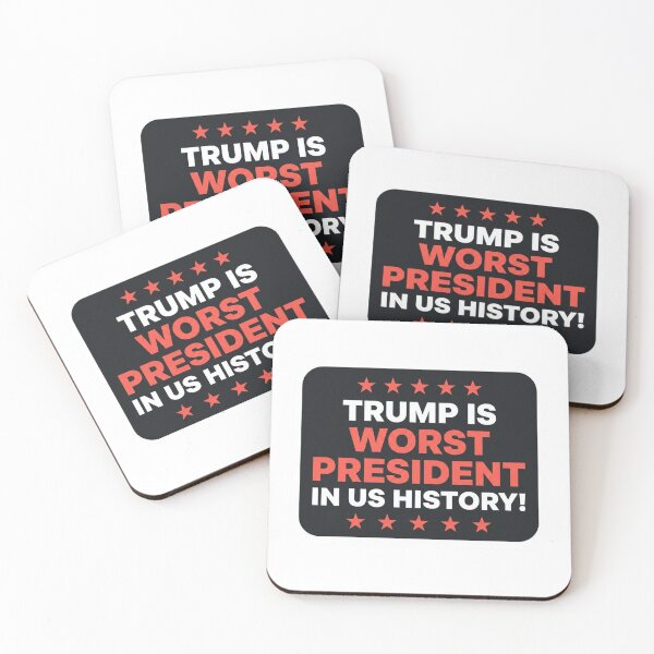 Item preview, Trump Is Worst President In US History Slogan Bold Anti MAGA Political Protest Badge Graphic    designed and sold by raedattia.