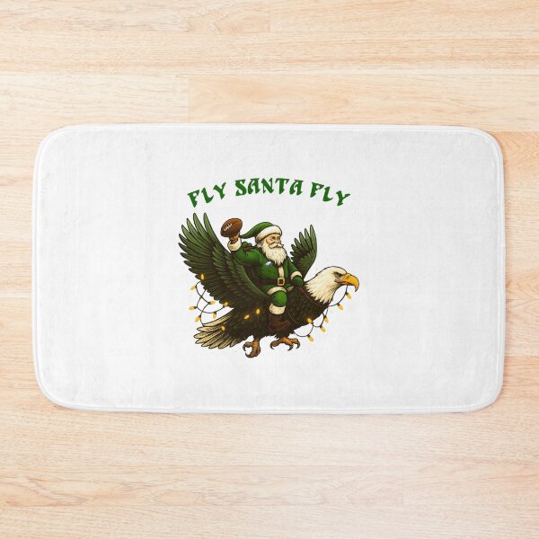 Item preview, Vintage Philadelphia Eagles Football Santa Flying with Christmas Lights designed and sold by Line Léo On Line ShopStyle.