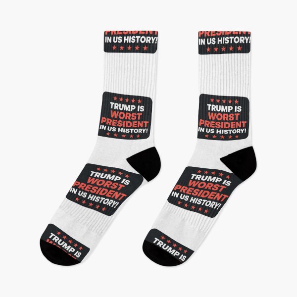 Item preview, Trump Is Worst President In US History Slogan Bold Anti MAGA Political Protest Badge Graphic    designed and sold by raedattia.
