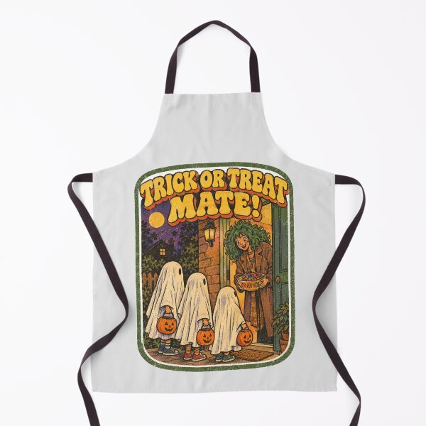 Item preview, Trick or Treat Mate Retro Halloween Ghost Kids Aussie Halloween designed and sold by Yellowriversss.