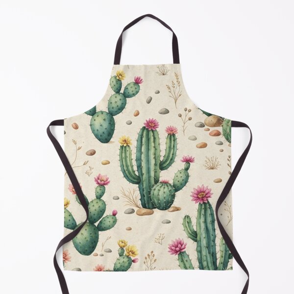 Item preview, Vintage Flowering Cactus Desert Pattern designed and sold by SassyArtistry.