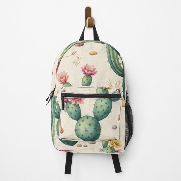 Item preview, Vintage Flowering Cactus Desert Pattern designed and sold by SassyArtistry.