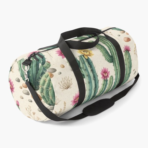 Item preview, Vintage Flowering Cactus Desert Pattern designed and sold by SassyArtistry.