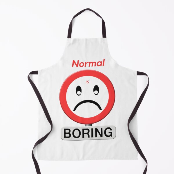 Item preview, Normal Is Boring Inspirational Quote Graphic Design designed and sold by Jester-Man.