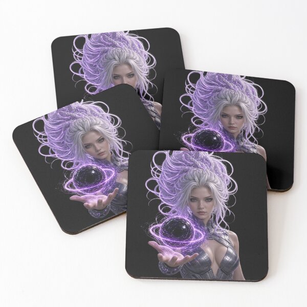 Item preview, Gravity Master 2 Beautiful Sci-Fi Cyberpunk Girl Portrait designed and sold by EvolutionMerch.