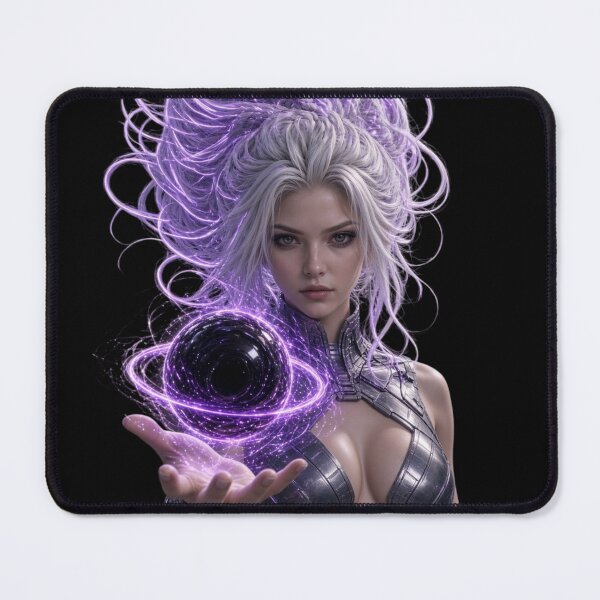 Item preview, Gravity Master 2 Beautiful Sci-Fi Cyberpunk Girl Portrait designed and sold by EvolutionMerch.