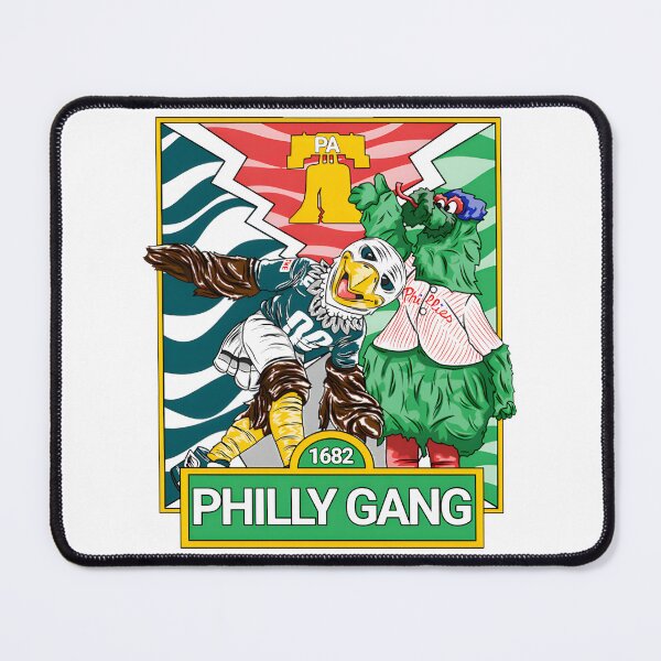 Item preview, Philly Phanatic and Philly Swoop Cartoon Mascots Illustration designed and sold by Line Léo On Line ShopStyle.