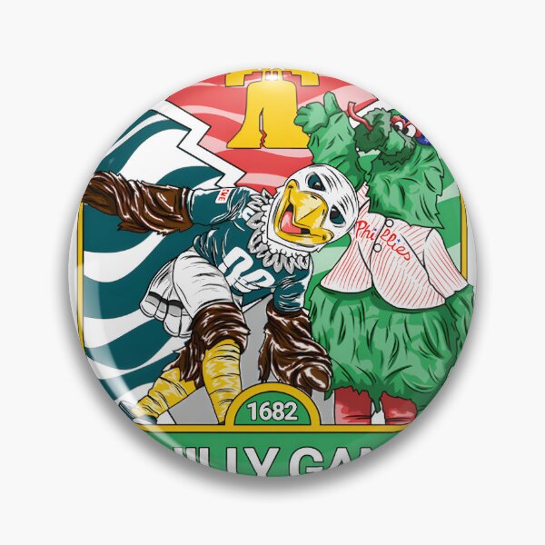 Item preview, Philly Phanatic and Philly Swoop Cartoon Mascots Illustration designed and sold by Line Léo On Line ShopStyle.