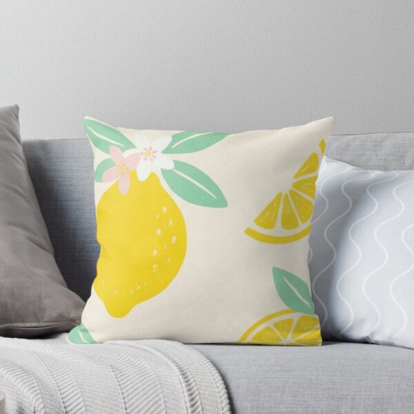 Item preview, Cheerful Yellow Lemon Citrus Pattern designed and sold by SassyArtistry.